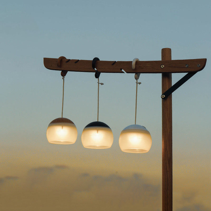 USB LED Buiten Hanglamp met Haak Draagbaar 12 Uur Tuinverlichting Camping Lamp Camping Dimbaar Buitenlamp | Sulvida