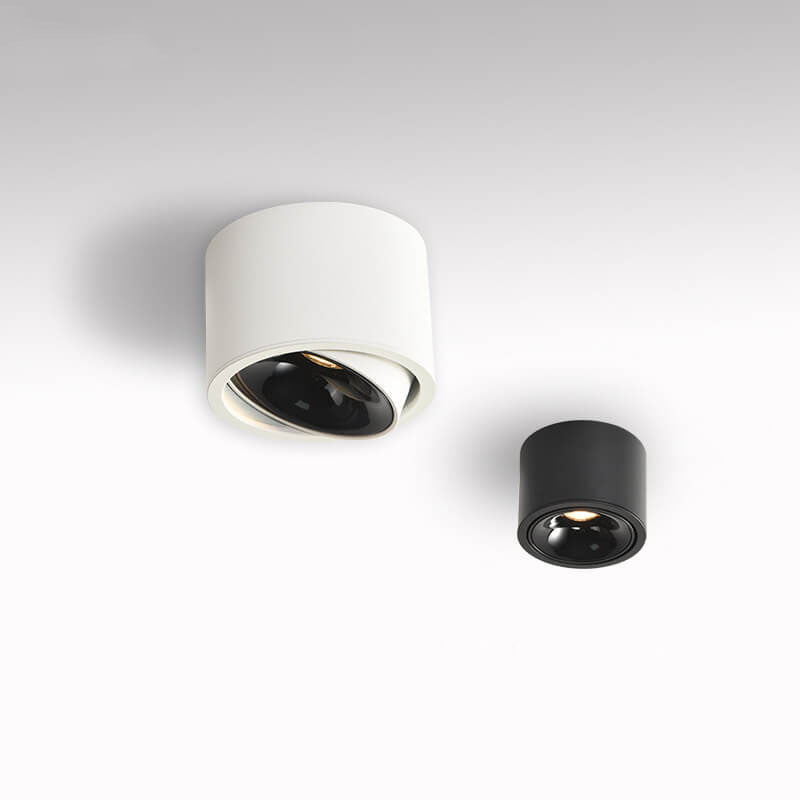 Instelbare plafondspot aluminium rond LED inbouwlamp woonkamer wit zwart wandspot modern plafondverlichting | Sulvida