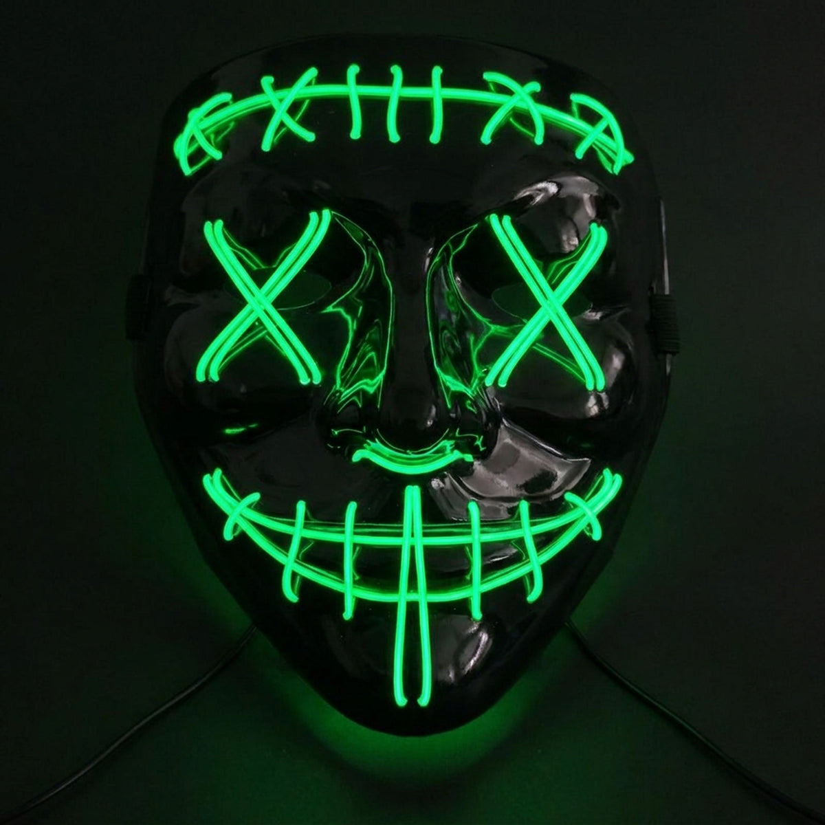 Oplichtend Masker voor Feest Halloween Cosplay Festival Volwassenen met LED Verlichting en Kleureffect | Sulvida