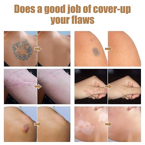 Waterdichte Dekkende Concealer voor Tatoeages Littekens en Oneffenheden 12 Uur Langdurig met Twee Tinten | Sulvida