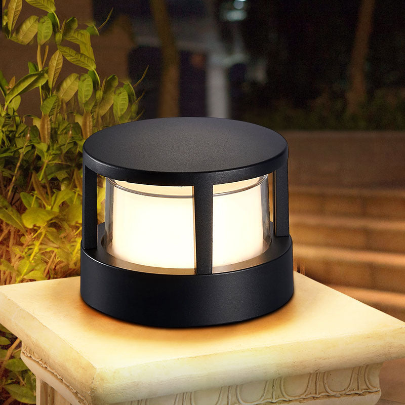 Buiten grondspot aluminium cilindervorm LED IP65 instelbaar waterdicht tuin verlichting terras paden | Sulvida