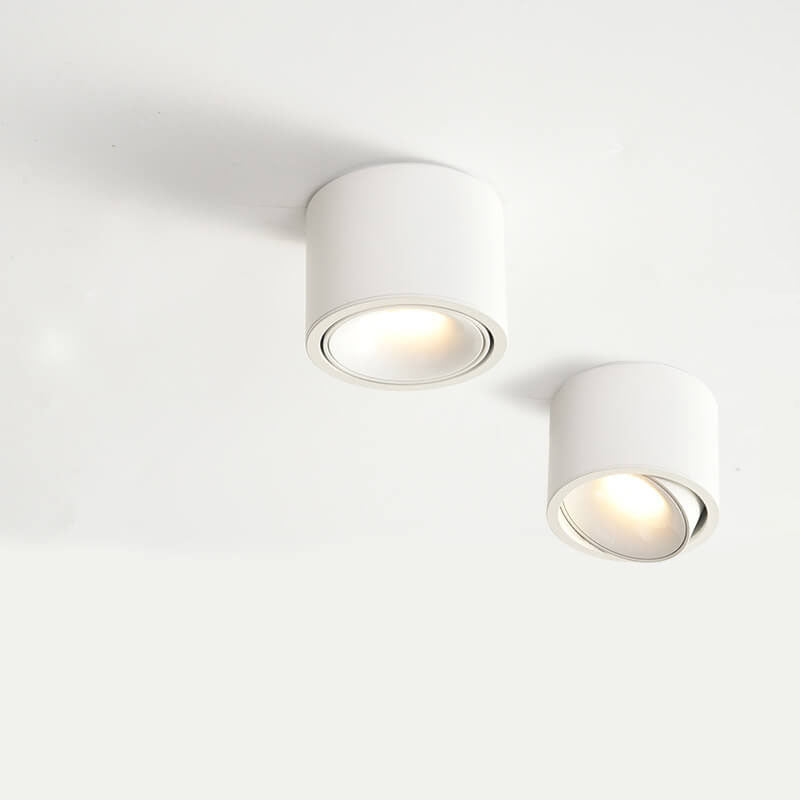 Instelbare plafondspot aluminium rond LED inbouwlamp woonkamer wit zwart wandspot modern plafondverlichting | Sulvida