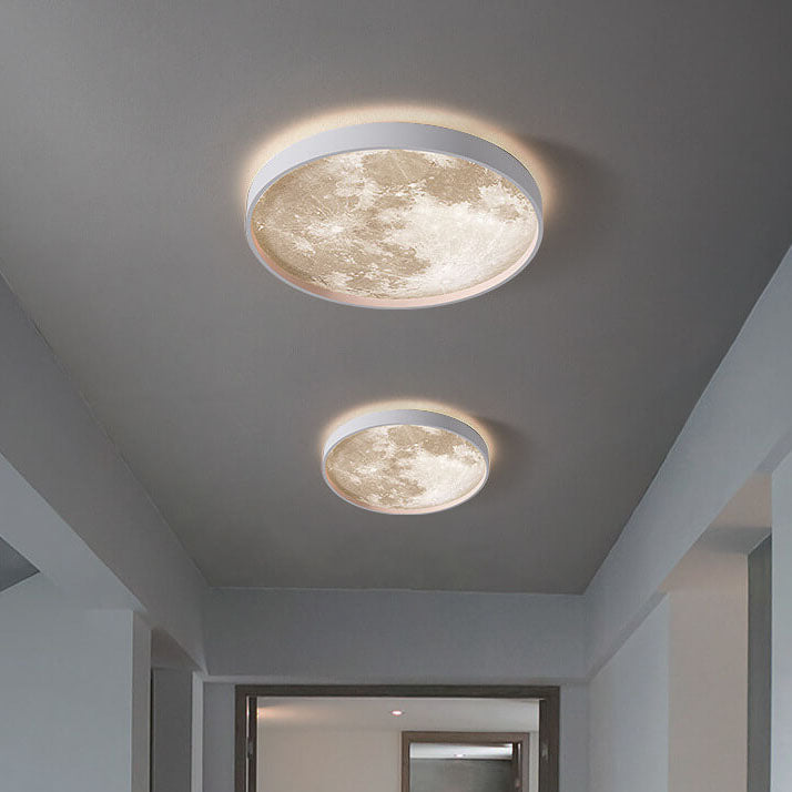 Ronde plafondlamp met LED ijzer acryl dimbaar zwart wit voor woonkamer slaapkamer moderne interieurverlichting | Sulvida