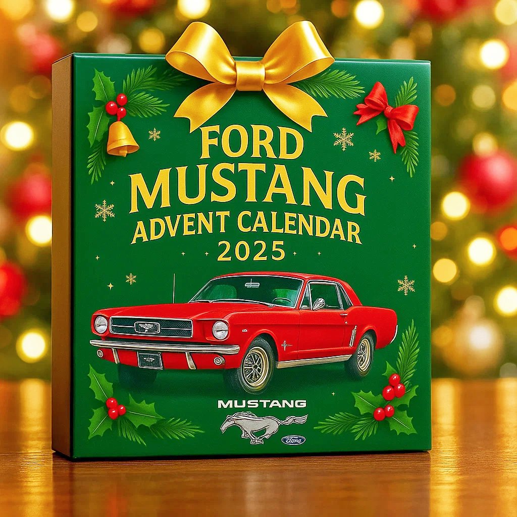 Adventskalender Amerikaanse Muscle Car met 24 Miniaturen Auto's en Accessoires Cadeau voor Auto Liefhebbers | Sulvida