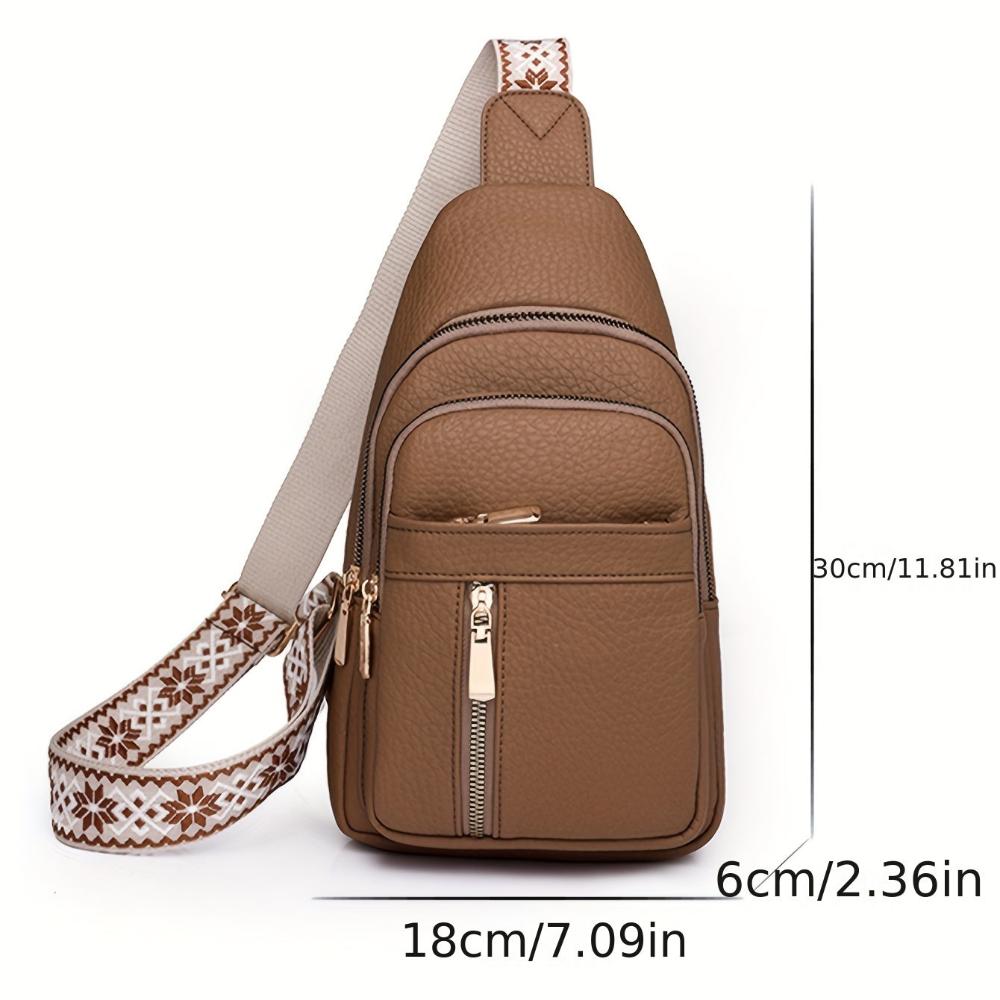 Vintage Crossbody Heuptas Leer Bruin Khaki Zwart Multifunctioneel voor Leisure Sport Reizen Organizer | Sulvida