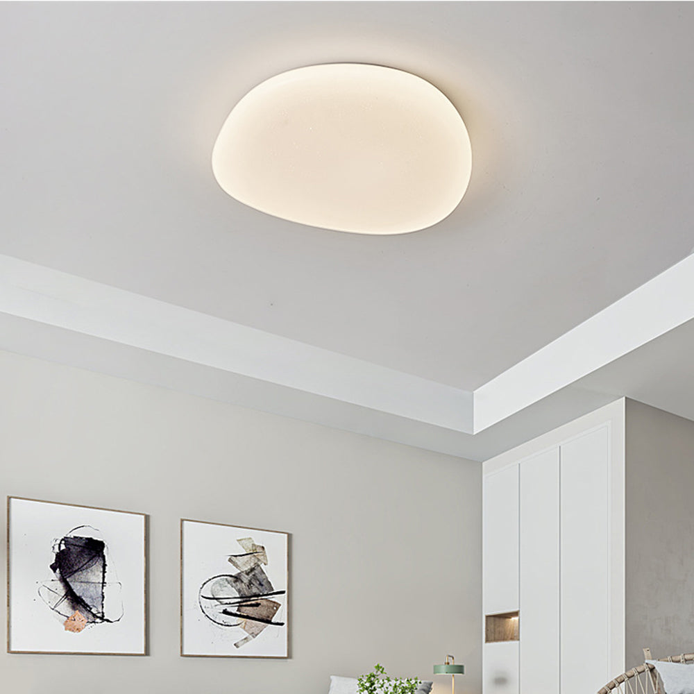 LED Plafondlamp Organische Vorm Metaal PE Dimbaar 3 Kleurtemperaturen Modern Design Woonkamer Slaapkamer Eetkamer | Sulvida