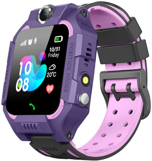 Smartwatch voor kinderen met GPS-tracking en noodfunctie voor veilig contact vanaf 4 jaar waterdicht | Sulvida