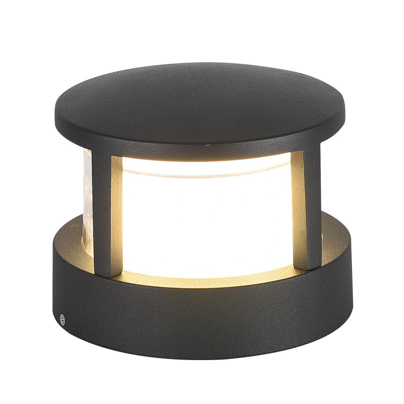 Buiten grondspot aluminium cilindervorm LED IP65 instelbaar waterdicht tuin verlichting terras paden | Sulvida