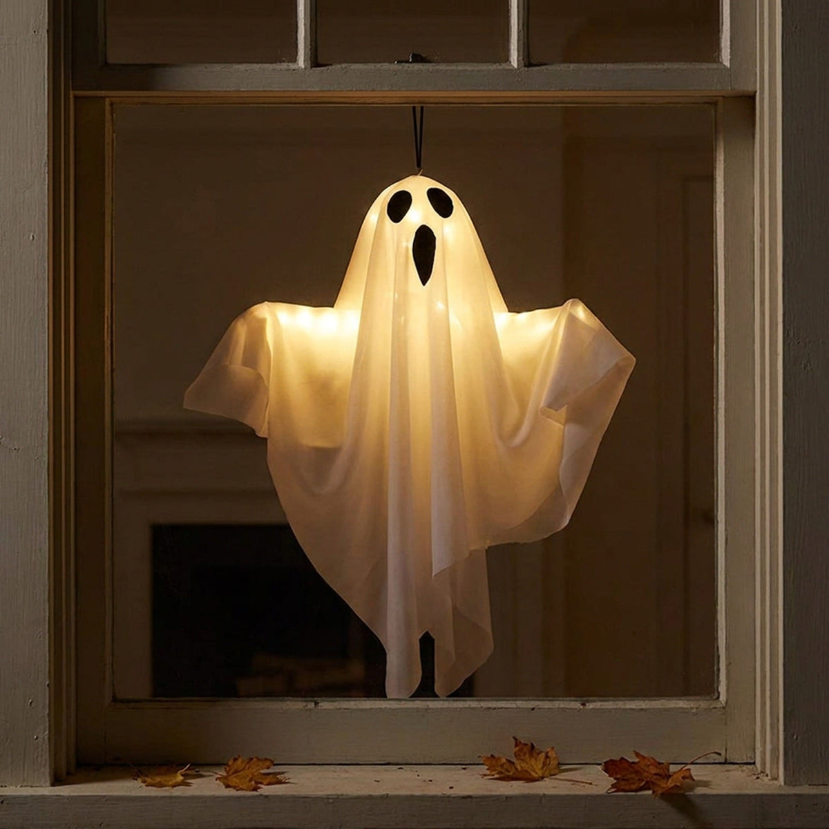 Zwevend Spookfiguur met LED Verlichting Binnen Decoratie Halloween Sfeerverlichting Ophangbaar Griezelig | Sulvida