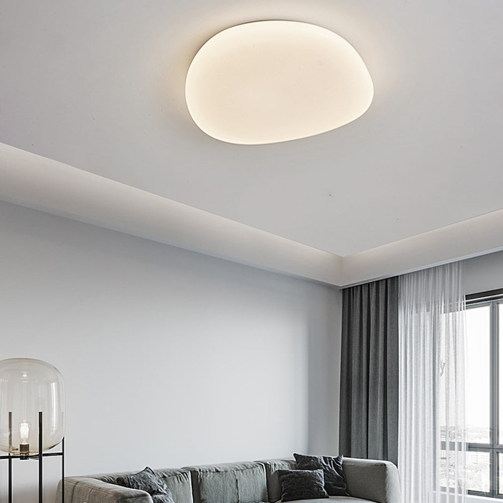 LED Plafondlamp Organische Vorm Metaal PE Dimbaar 3 Kleurtemperaturen Modern Design Woonkamer Slaapkamer Eetkamer | Sulvida