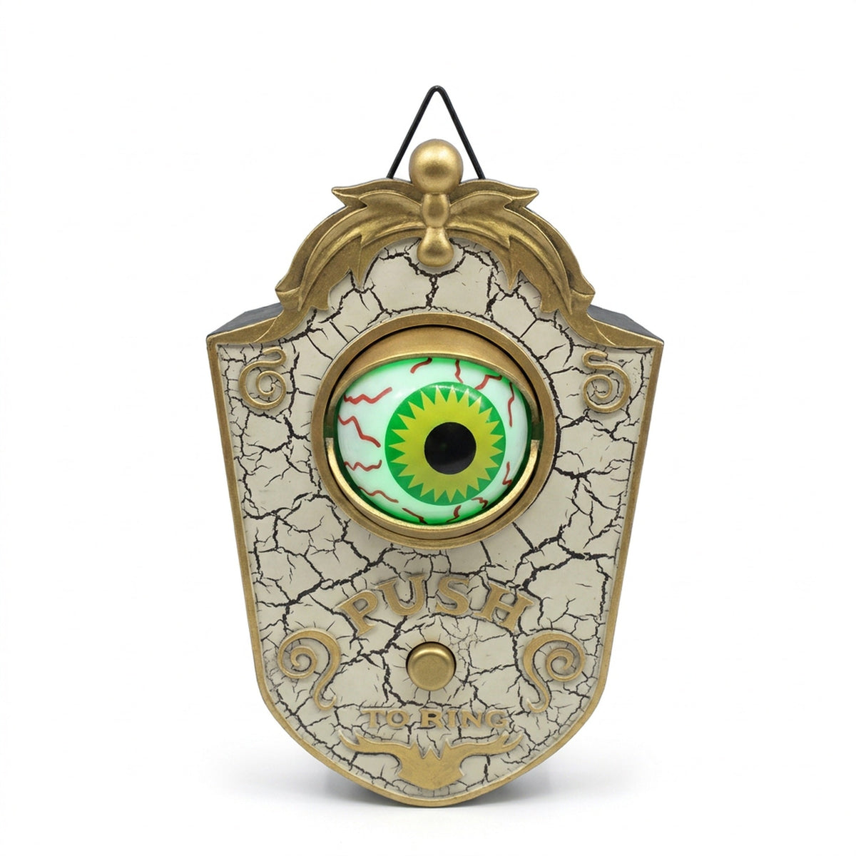 Halloween Deurplaque met Sprekend Oog en Geluid voor Griezelige Ontvangst Decoratie Halloweenfeest Horror | Sulvida