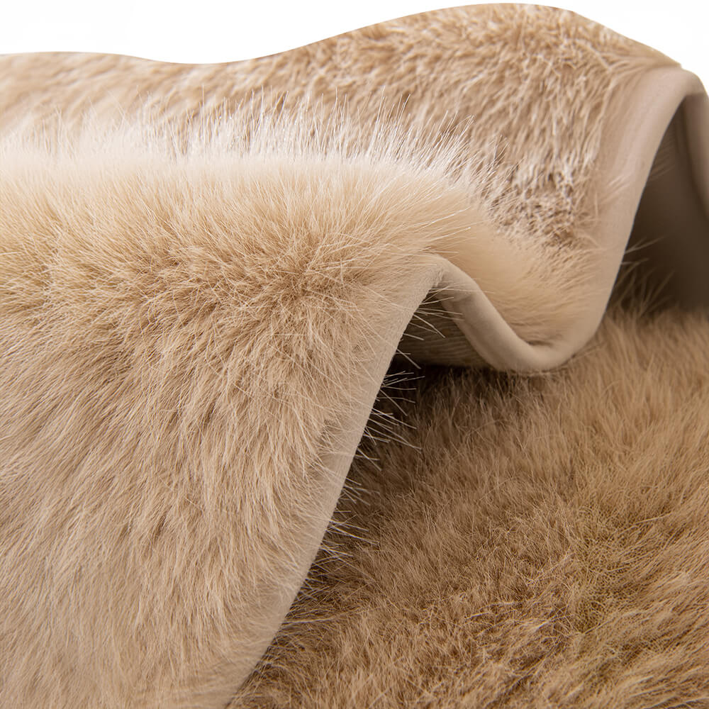 Bankbeschermer Hoogpolig Kunstbont Antislip Crème Beige Groen Grijs Zwart Roze Warm Zacht Meubelbescherming | Sulvida