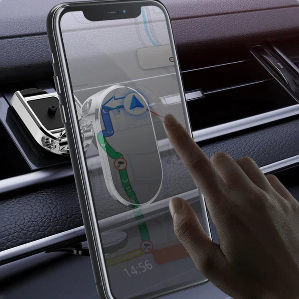 Magnetische Telefoonhouder Auto Dashboard Ventilatierooster 360° Draaibaar Universeel Compatibel Veilig | Sulvida