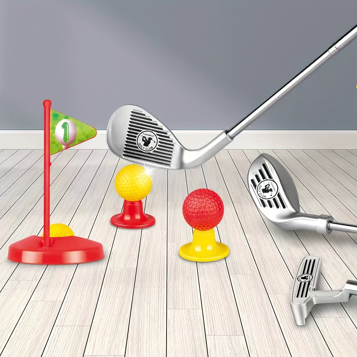 Kinder Golfset met Verstelbare Clubs en Doelen voor Actief Buitenspel Peuters Jongens Meisjes Speelgoed | Sulvida