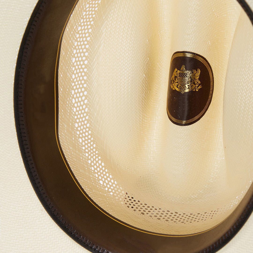 Strohoed Cowboy Ventilerend Cattleman Crown Naturel Instelbaar Klassieke Western Unisex Zomerhoed Outdoor | Sulvida