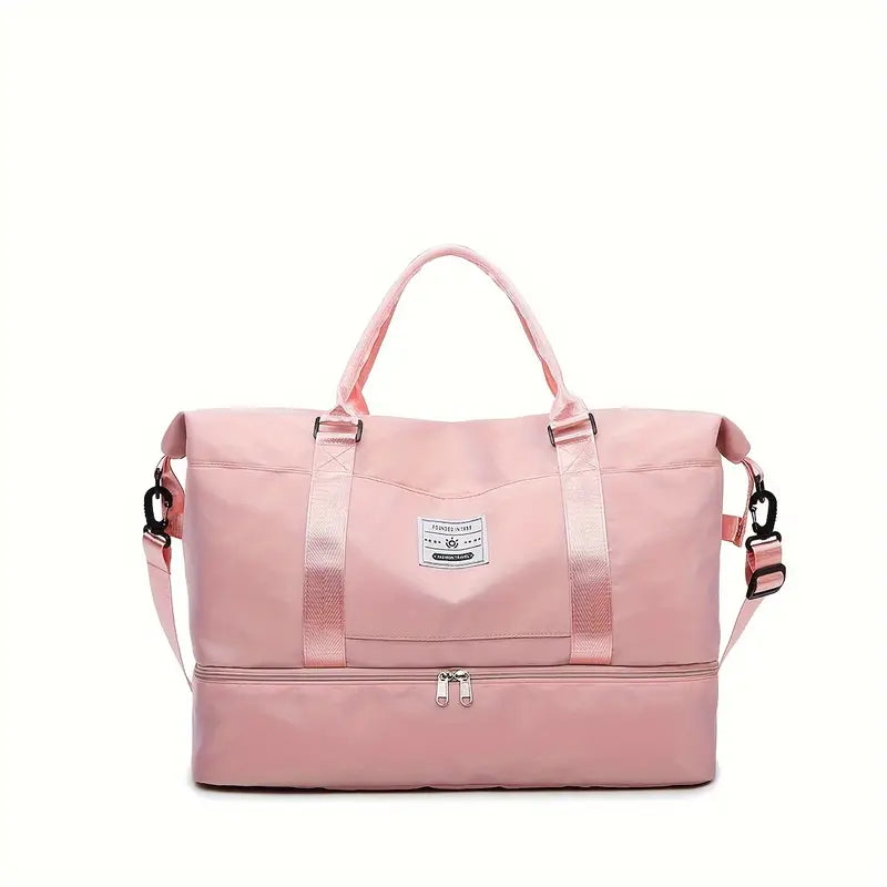 Reistas met Schouderriem Zwart Roze Paars Groen Lichtgroen Magenta Donkergroen Weekendtas Handbagage | Sulvida
