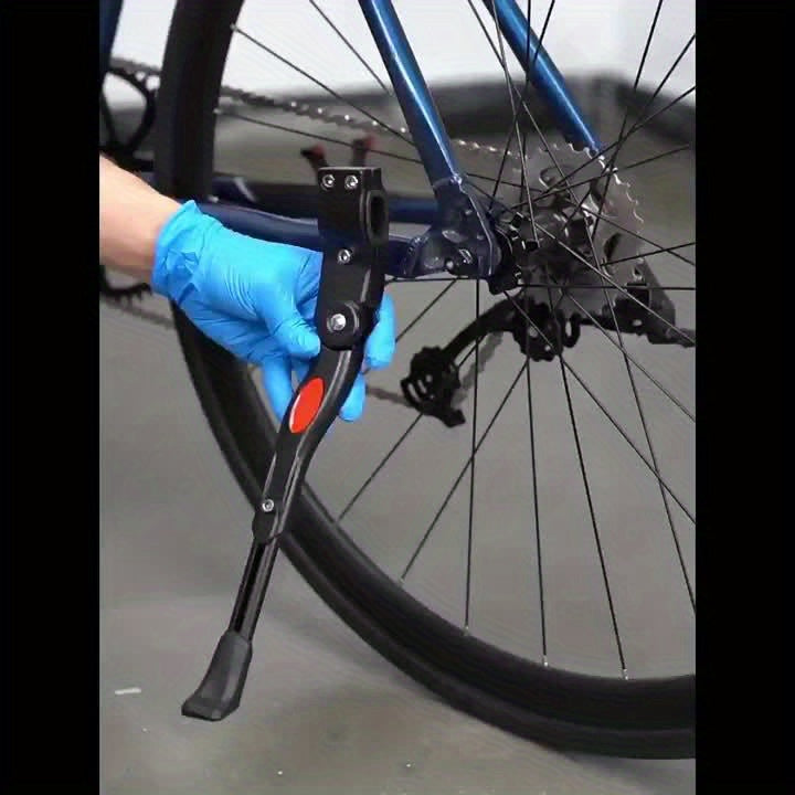 Verstelbare Fietsstandaard Aluminium Zijkickstand voor Stabiele Ondersteuning 32,7-37,8 cm Universeel voor Alle Fietstypes | Sulvida
