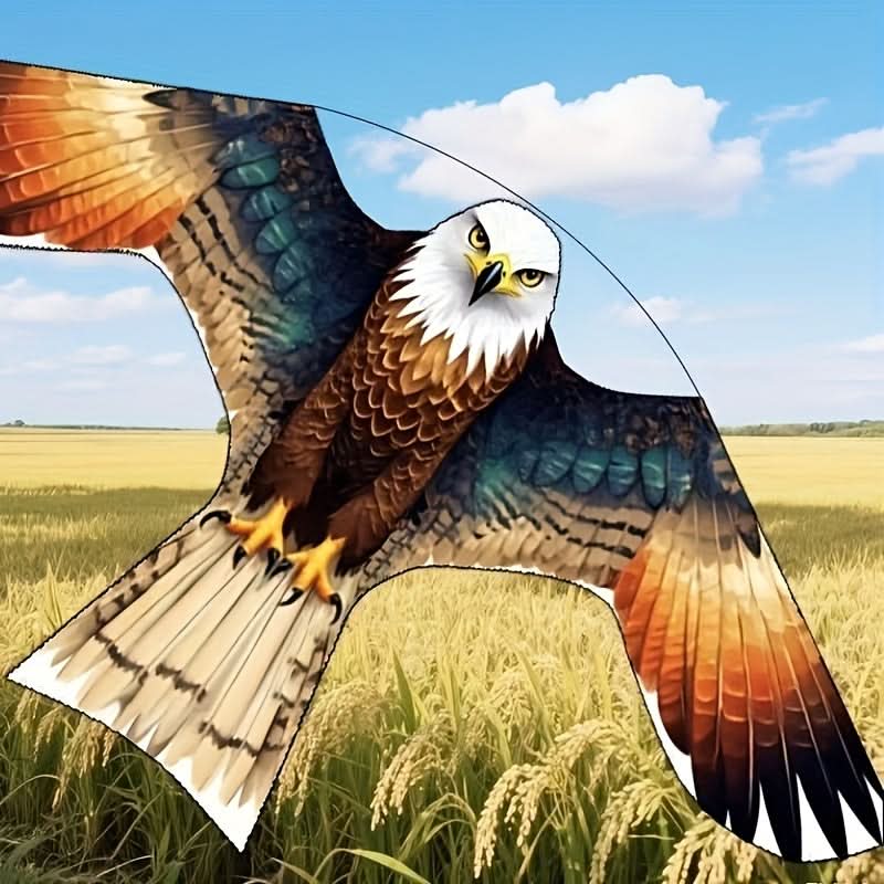 Épouvantail en forme d’oiseau en vol pour jardin, exploitation agricole et balcon, système de suspension répulsif pour oiseaux de proie | Sulvida