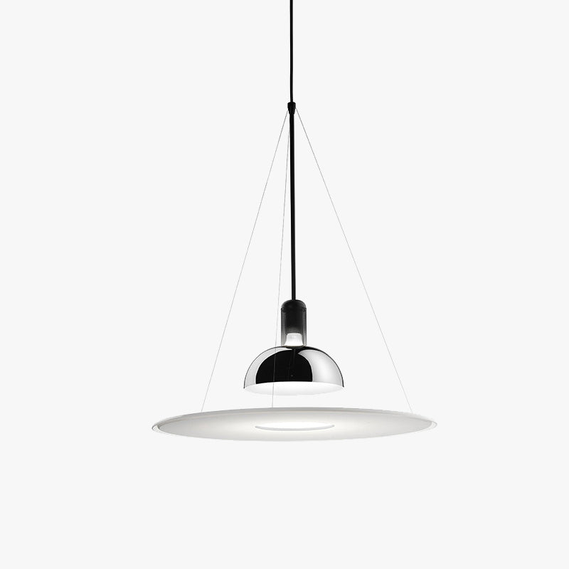 Hanglamp Minimalistische Klokvorm Glas Metaal E27 Fitting Woonkamer Eetkamer LED Verlichting Zwart Chroom Goud | Sulvida