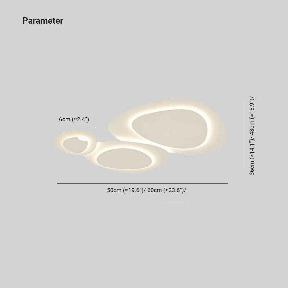 Metalen plafondlamp wit modern design LED dimbaar woonkamer slaapkamer elegant strak interieur sfeerverlichting | Sulvida