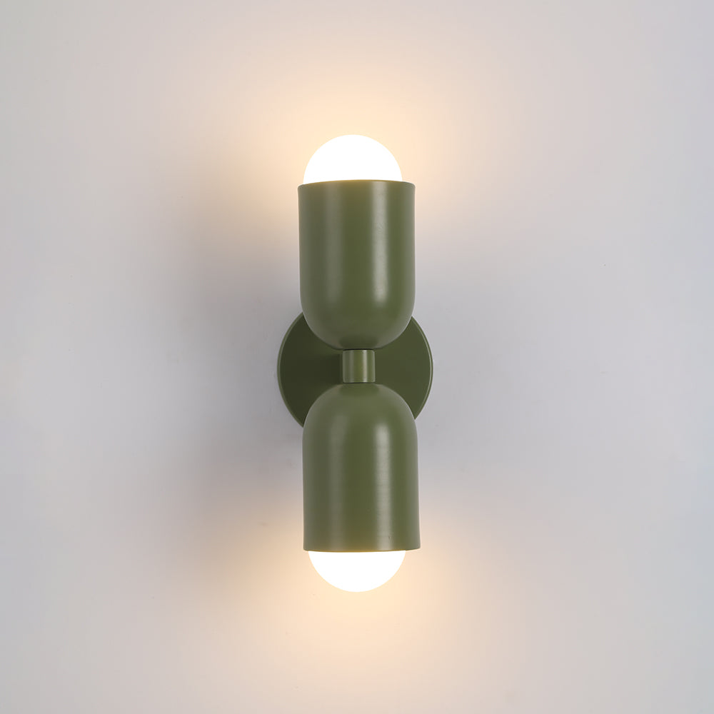 LED Wandlamp Metaal Twee Lichtpunten Decoratief Slaapkamer Woonkamer Wand Verlichting Modern Design Interieur | Sulvida