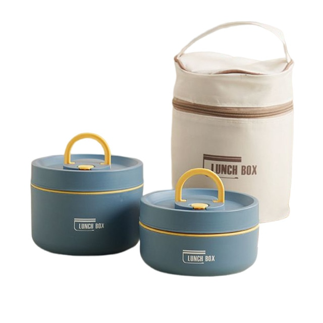 Thermos lunchbox RVS 420ml 620ml voor warme maaltijden onderweg geïsoleerd lekvrij lunchpot voedselcontainer | Sulvida