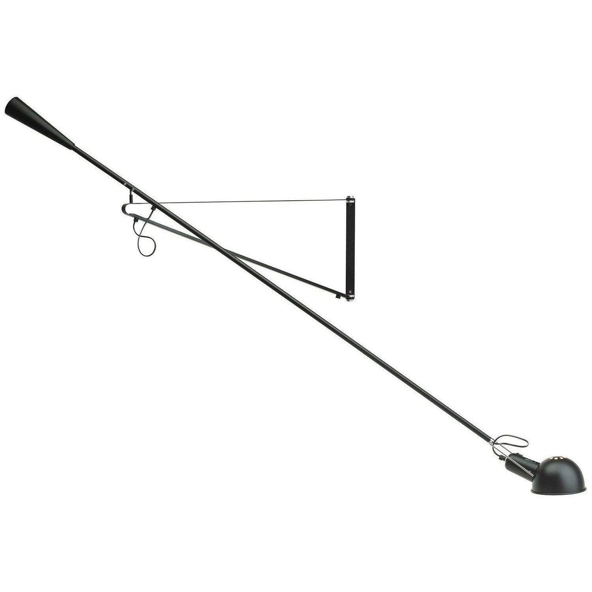 Industriële Wandlamp met Verstelbare Arm Metaal Zwart Wit 135cm 205cm Leeslamp Sfeerlicht Woonkamer Kantoor | Sulvida