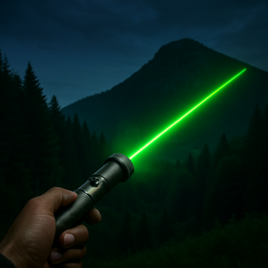 Laserpen Zaklamp Oplaadbaar met Krachtige Straal 10000m USB Laserpointer Groen Rood Paars Presentatie | Sulvida