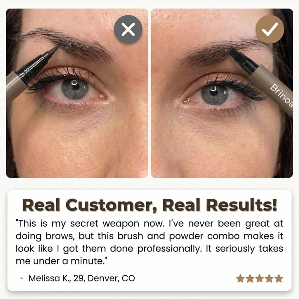 Crayon à sourcils de précision à pointe fine, résistant à l’eau, pour un maquillage naturel des sourcils | Sulvida