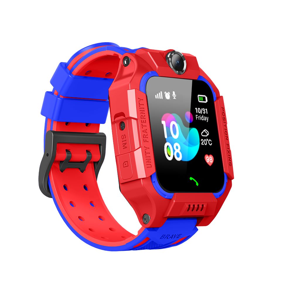 Smartwatch voor kinderen met GPS-tracking en noodfunctie voor veilig contact vanaf 4 jaar waterdicht | Sulvida