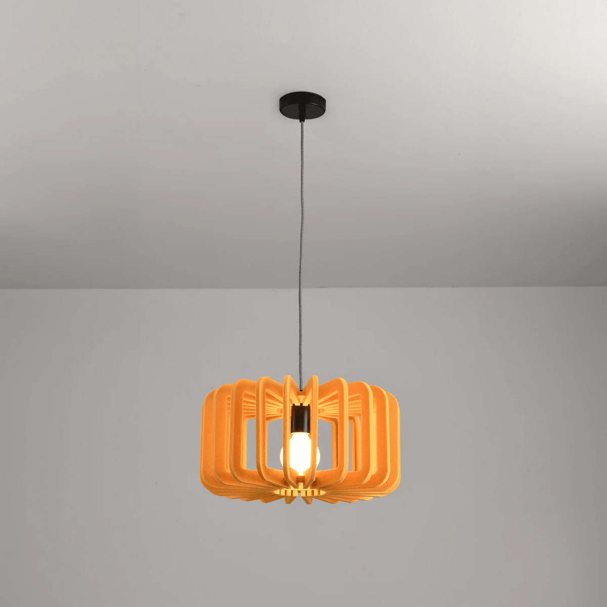 Akoestisch Hanglamp Vilt 40x20cm E26/E27 Modern Design Geluidsabsorberend Horeca Restaurant Café Interieur | Sulvida
