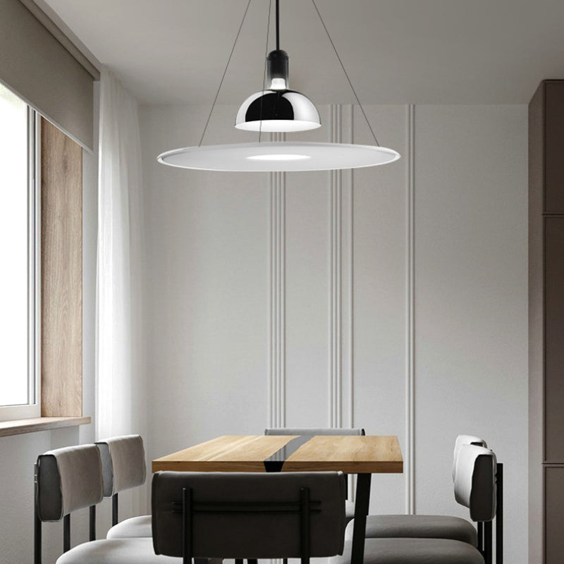 Hanglamp Minimalistische Klokvorm Glas Metaal E27 Fitting Woonkamer Eetkamer LED Verlichting Zwart Chroom Goud | Sulvida