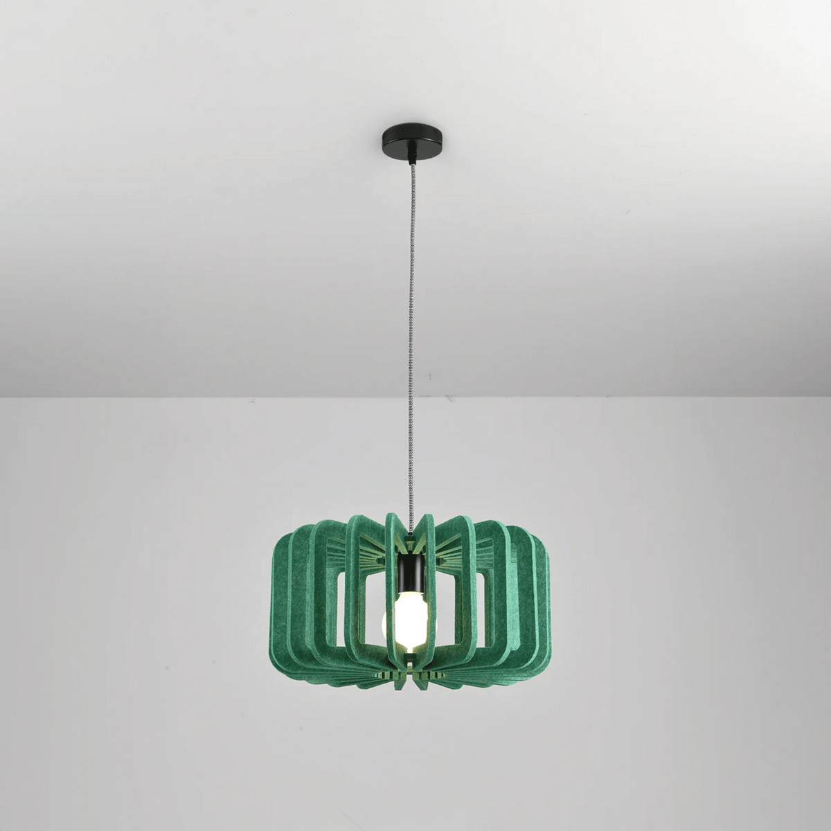 Akoestisch Hanglamp Vilt 40x20cm E26/E27 Modern Design Geluidsabsorberend Horeca Restaurant Café Interieur | Sulvida