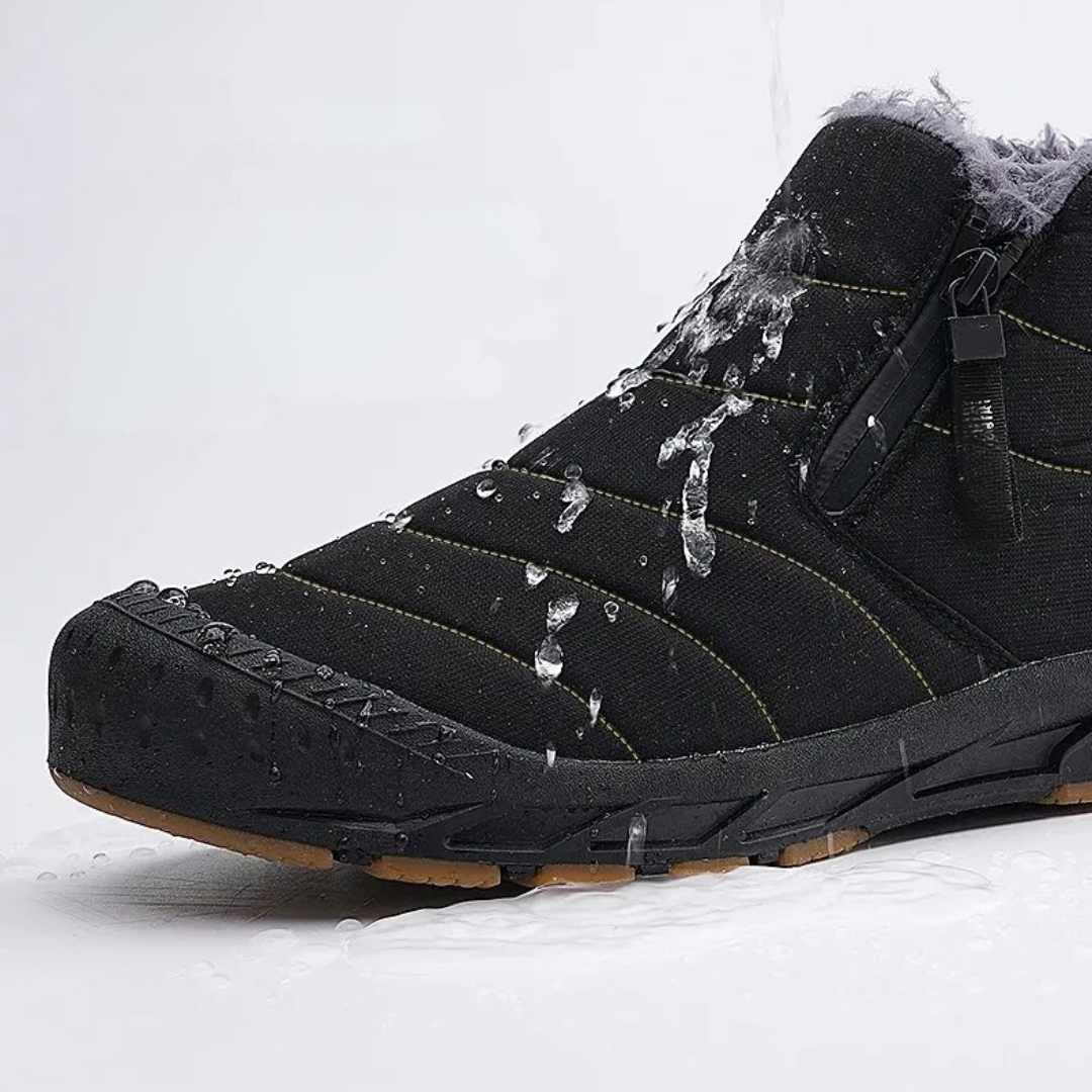 Waterdichte Winterlaarzen met Fleecevoering en Ritssluiting voor Heren en Dames Outdoor Wandelschoeisel Snow Boots | Sulvida