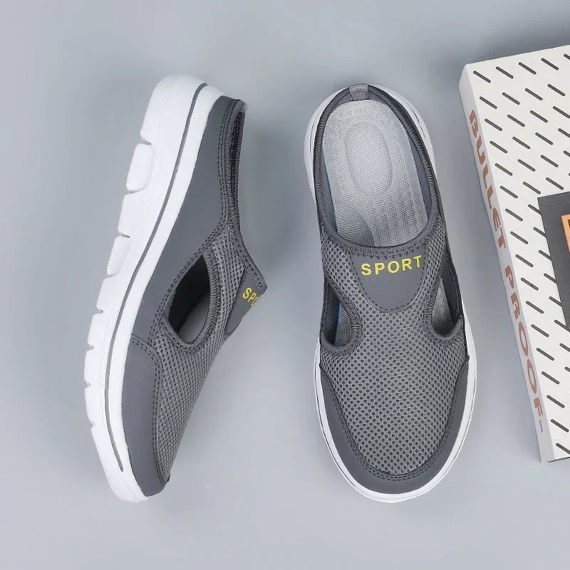 Orthopedische Instappers met Open Hiel – Ademend Mesh Comfort voor Binnen en Buiten | Sulvida