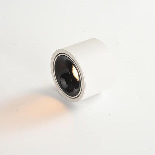 Instelbare plafondspot aluminium rond LED inbouwlamp woonkamer wit zwart wandspot modern plafondverlichting | Sulvida