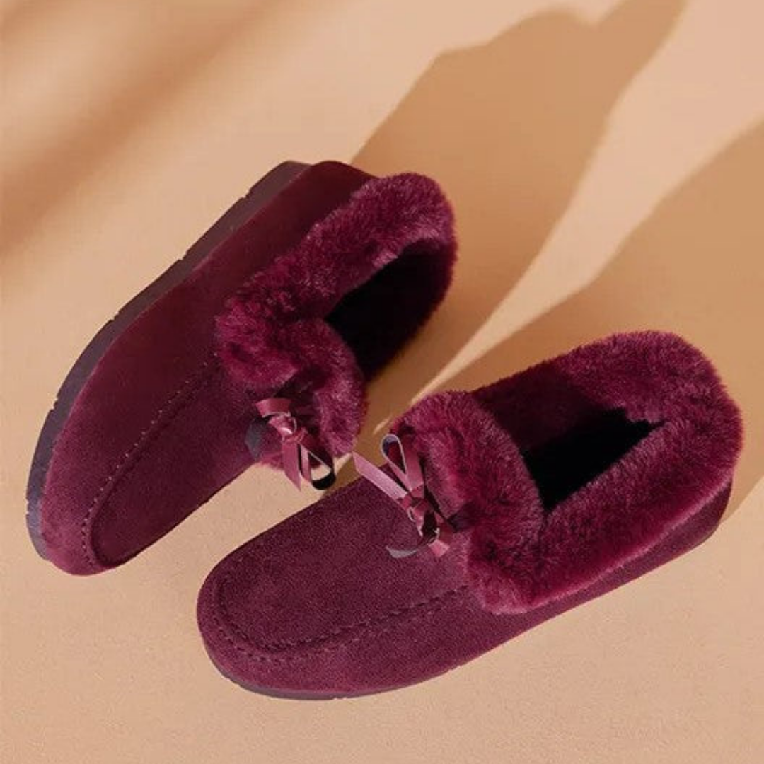 Chaussons d’hiver pour femme en peluche Antidérapants Doux Chauds Chaussons d’intérieur pour l’automne et l’hiver Confort à la maison Pantoufles | Sulvida