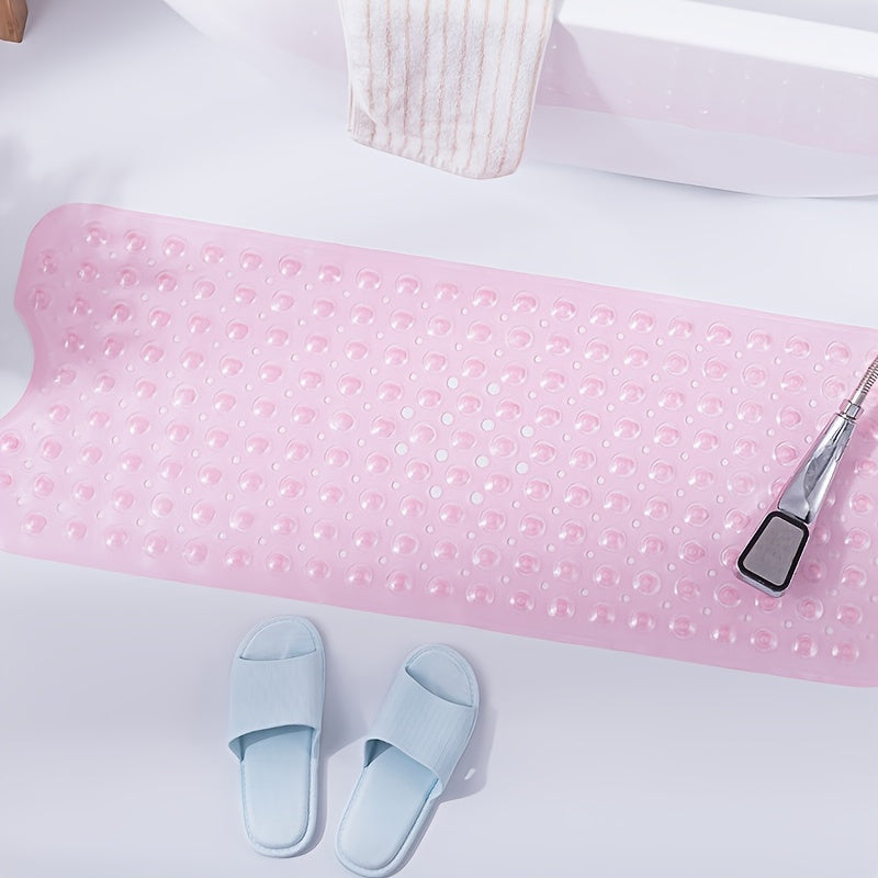 Badmat Antislip Extra Lang 101×40 cm met Zuignappen voor Bad en Douche Veilig Hygiënisch Badkameraccessoire | Sulvida