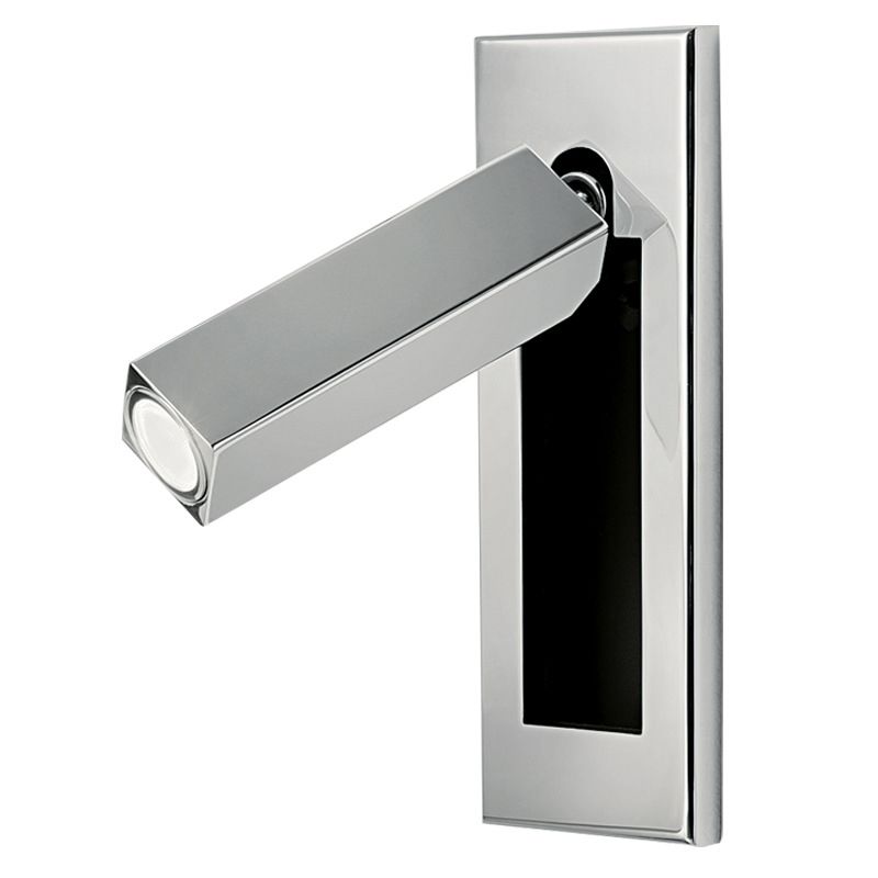 Draaibare wandspot cilinder vierkant LED instelbaar slaapkamer bedlamp dimbaar metaal modern leeslamp design | Sulvida