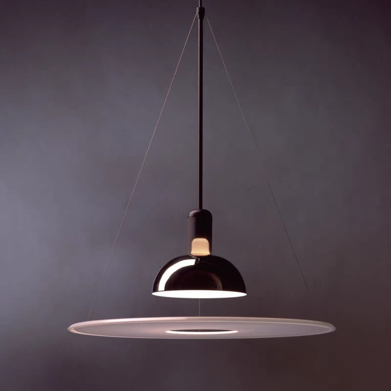 Hanglamp Minimalistische Klokvorm Glas Metaal E27 Fitting Woonkamer Eetkamer LED Verlichting Zwart Chroom Goud | Sulvida