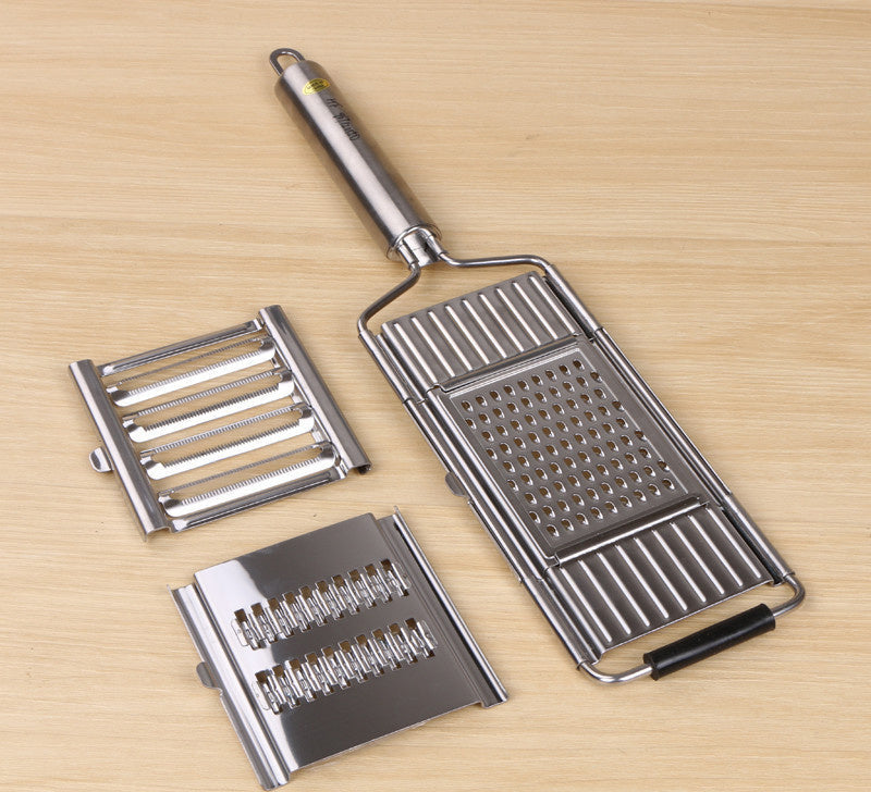 Rasp Set RVS 4 Stuks Keukenhulp Fijn Grof Snijden Groente Fruit Kaas Multifunctioneel Scherp Ergonomisch Keuken | Sulvida