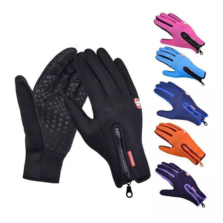 Thermische Handschoenen Touchscreen Winter Sporthandschoenen Winddicht Warm Fleece Fietsen Hardlopen | Sulvida