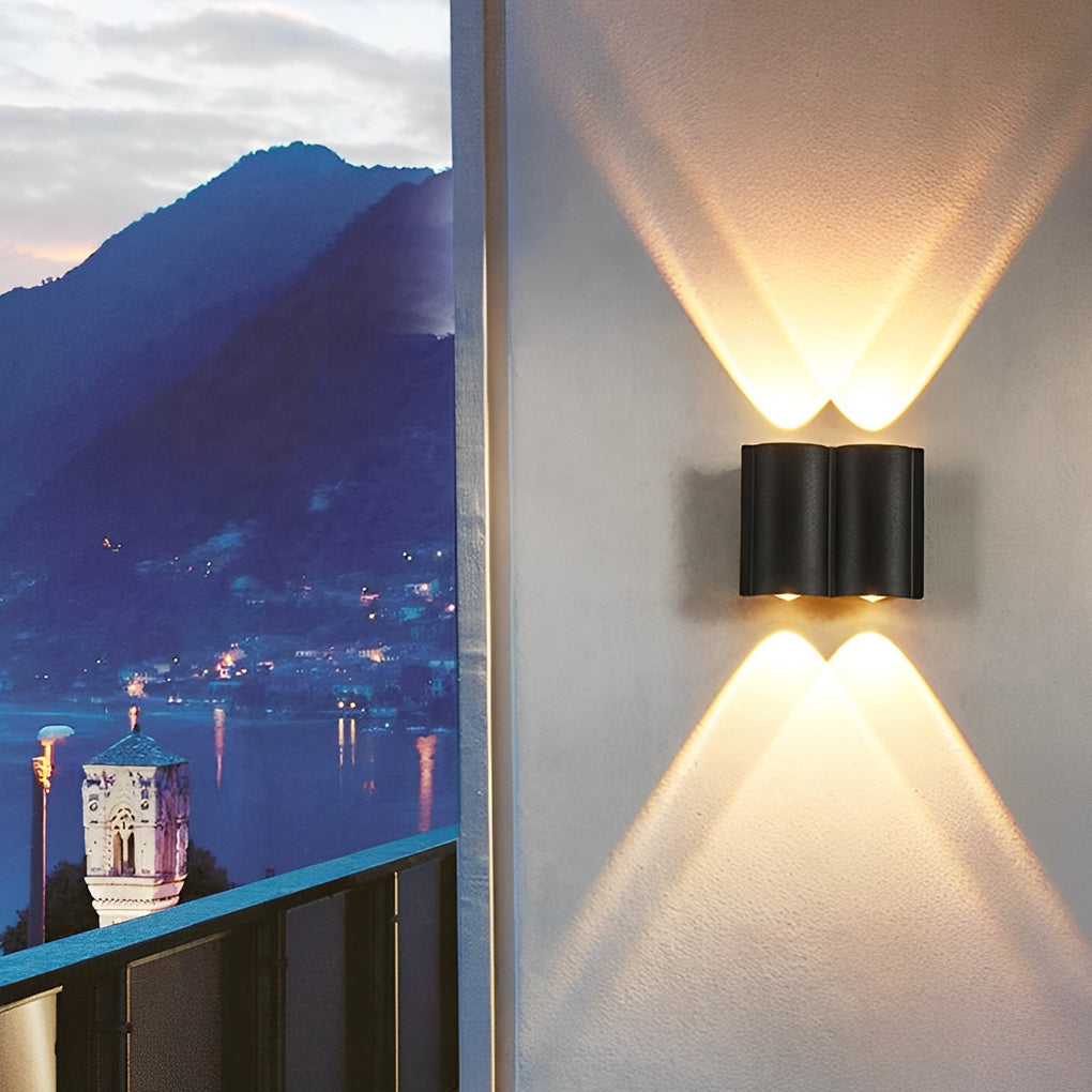 Wandspot Buitenlamp Aluminium LED Zwart Modern Design Indoor Outdoor Tuin Gevel Verlichting Wandverlichting | Sulvida
