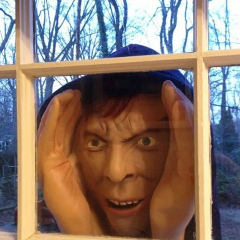 Halloween Raamdecoratie met Gluurder Ogen Lichtgevend Effect Spookachtige Sfeer Binnen Buiten Griezelige Ambiance | Sulvida