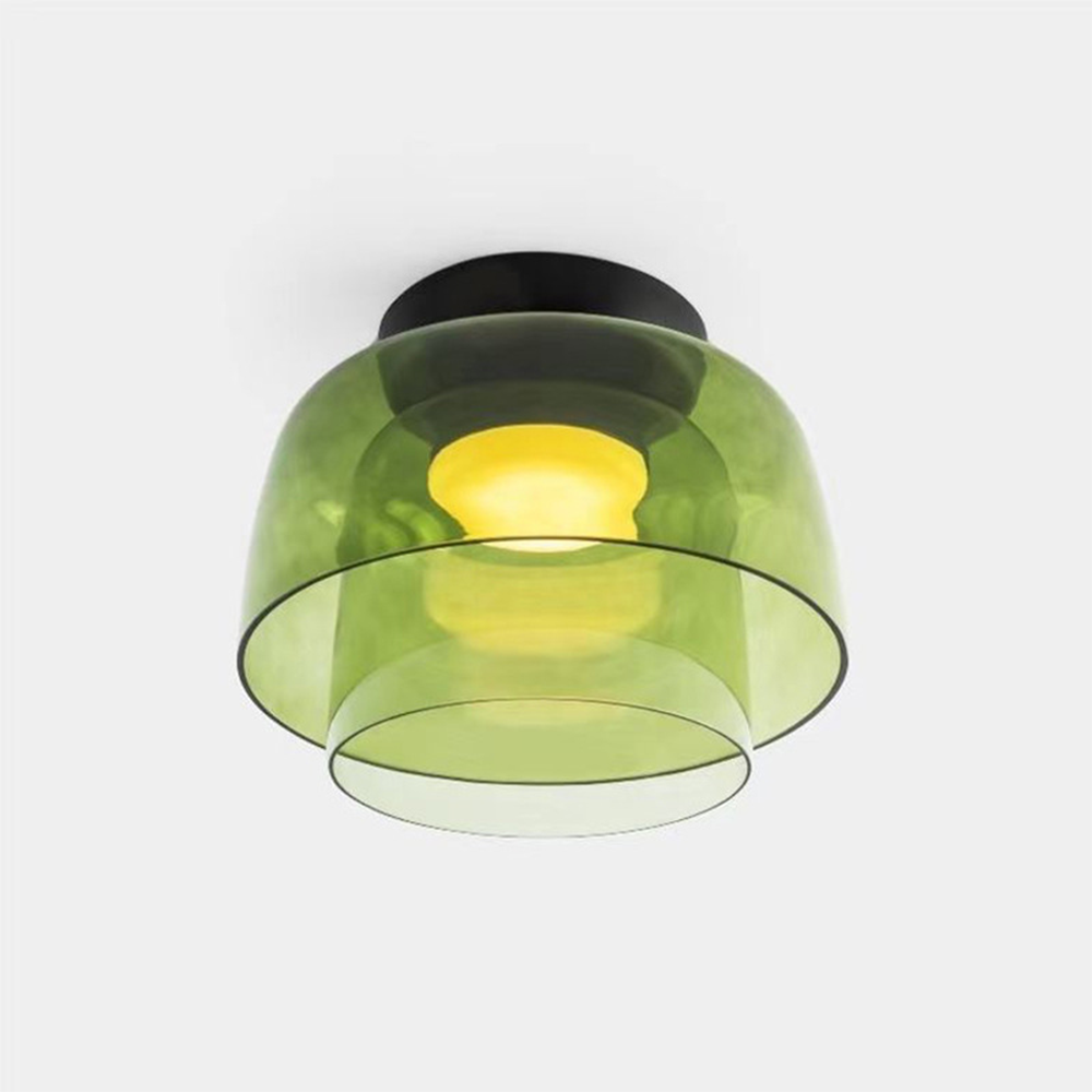 Glazen Plafondlamp Gelaagd Design Meerdere Formaten Warm Wit LED Licht Eetkamer Woonkamer Keuken Slaapkamer | Sulvida