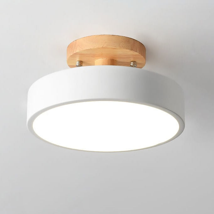 Plafondlamp Hout LED Rond Modern Design Eetkamer Slaapkamer Gang Warm Wit Neutraal Koel Dimbaar Woonkamer | Sulvida