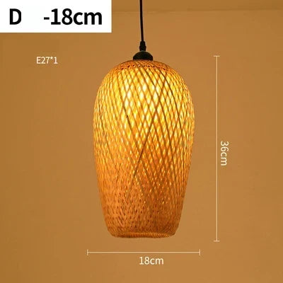 Handgeweven Rotan Hanglamp – Natuurlijke Verlichting voor een Warme Sfeer | Sulvida