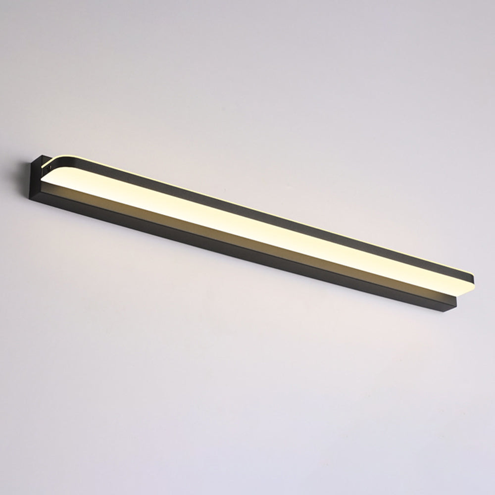 Rechthoekige LED Wandlamp met Spiegelverlichting Roestvrij Staal Driekleuren Schakelbaar Badkamer Slaapkamer | Sulvida