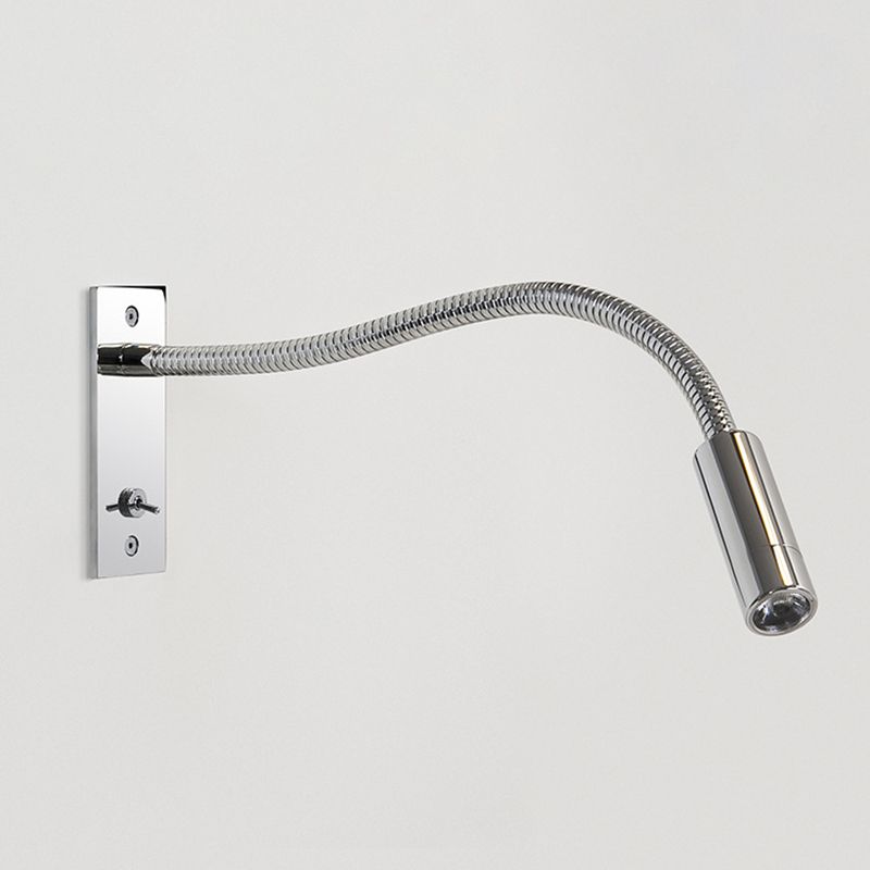 Verstelbare wandlamp metaal LED spotje leeslamp slaapkamer bureau strak modern design compact warm licht | Sulvida