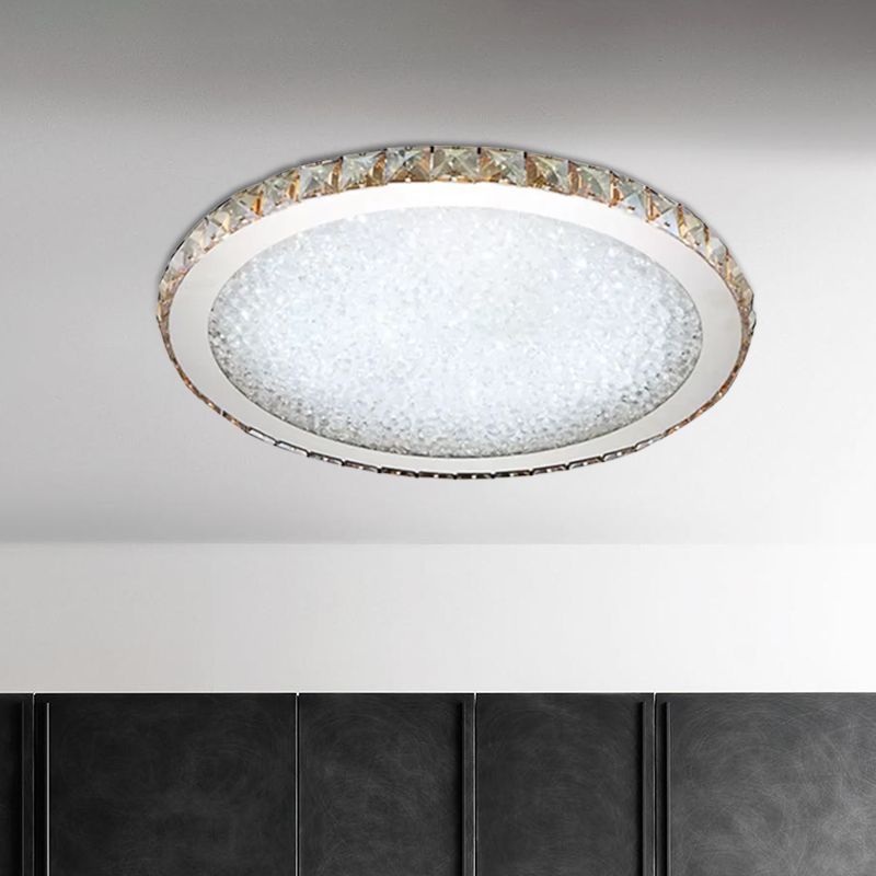 Kristallen Plafondlamp Glamour Met LED Verlichting Warm Of Wit Licht Voor Slaapkamer Woonkamer Modern Metaal | Sulvida